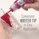 FolkArt Murano Glass Paint & Brush Set (10 Bottles 2 oz & 5 Brushes)