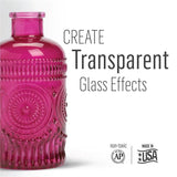 FolkArt Murano Glass Paint & Brush Set (10 Bottles 2 oz & 5 Brushes)