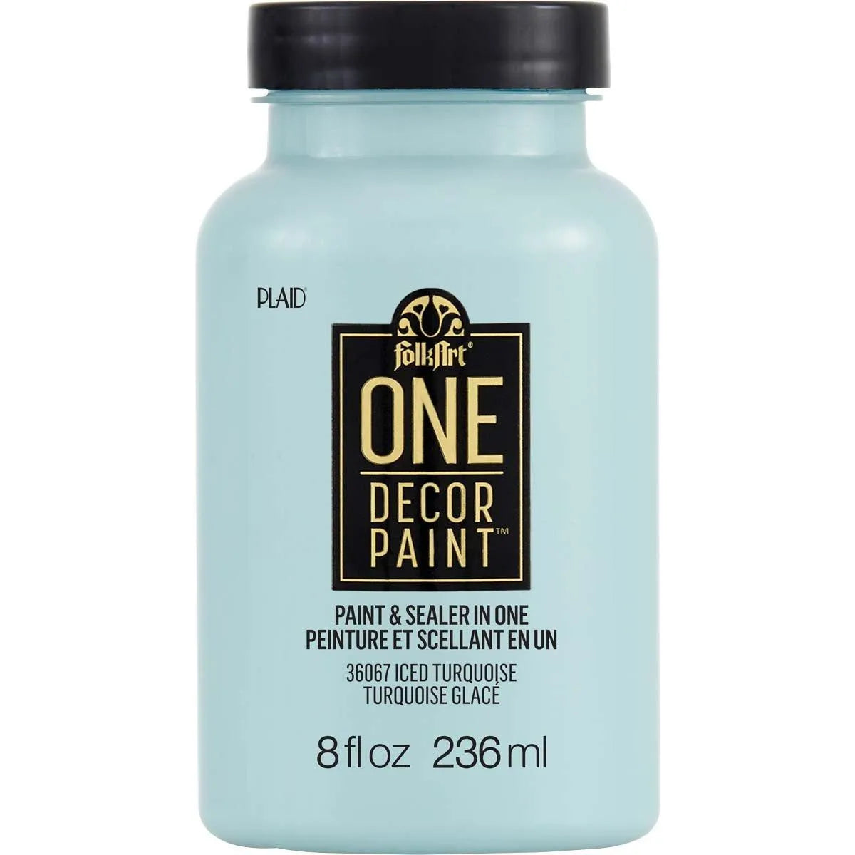 FolkArt One Decor Paint - Iced Turquoise (8 oz Bottle)