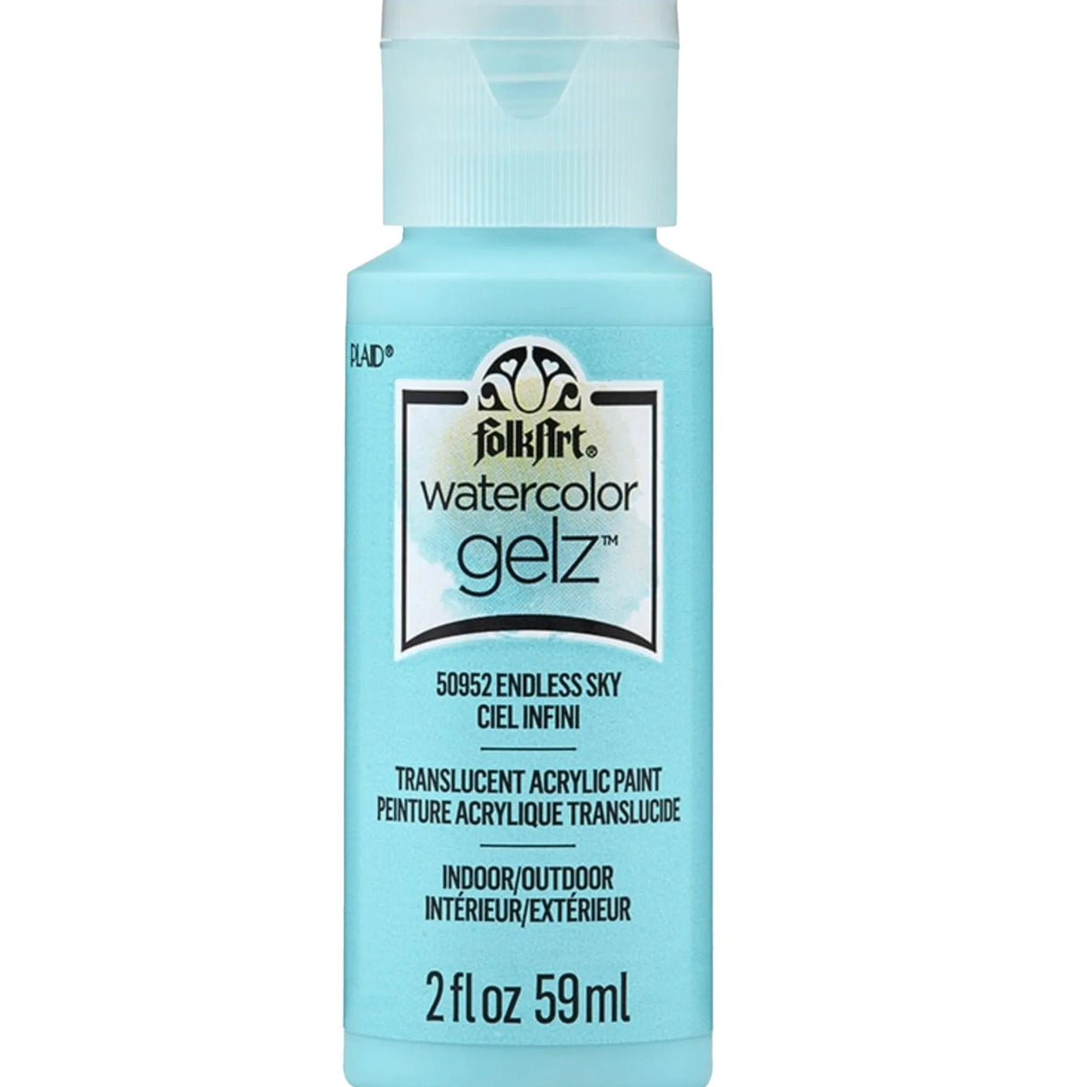 FolkArt Watercolor Gelz Acrylic Paint - Endless Sky (2 oz Bottle)