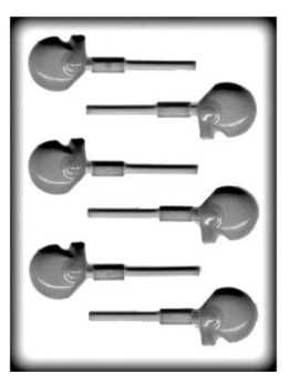 CK Products Football Helmet Sucker Hard Candy Mold