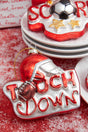4” Sports Ball Glass Ornament - Football