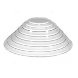 Cakeboards Avare Footed Display Cake Board, Round, 9.8"