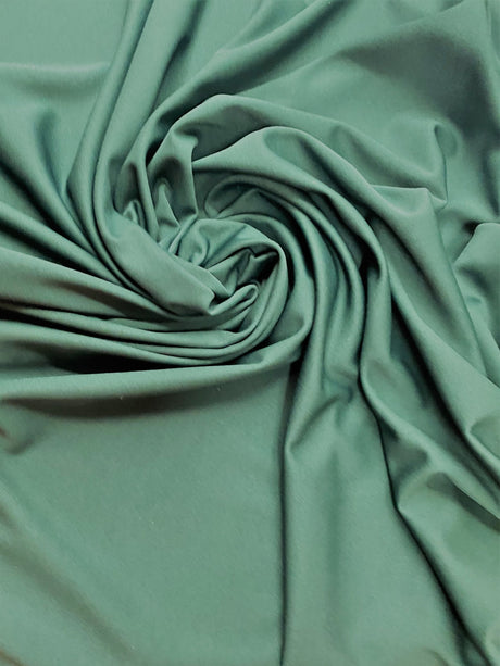 Forest Green Polyester Scuba Fabric - Forest Green, Knit, 59"-60" Width