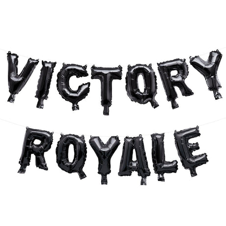 Foil Balloon Banner Fortnite Victory Royale