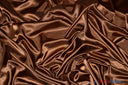Silky Soft Medium Satin Polyester Fabric - Solid, 58/60" Width (70 Yard Bolt)