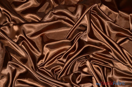 Silky Soft Medium Satin Polyester Fabric - Solid, 58/60" Width (70 Yard Bolt)