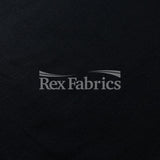 French Terry Cotton Spandex Fabric - Black Solid, 57/58" Width, 240 GSM (1 Yard)