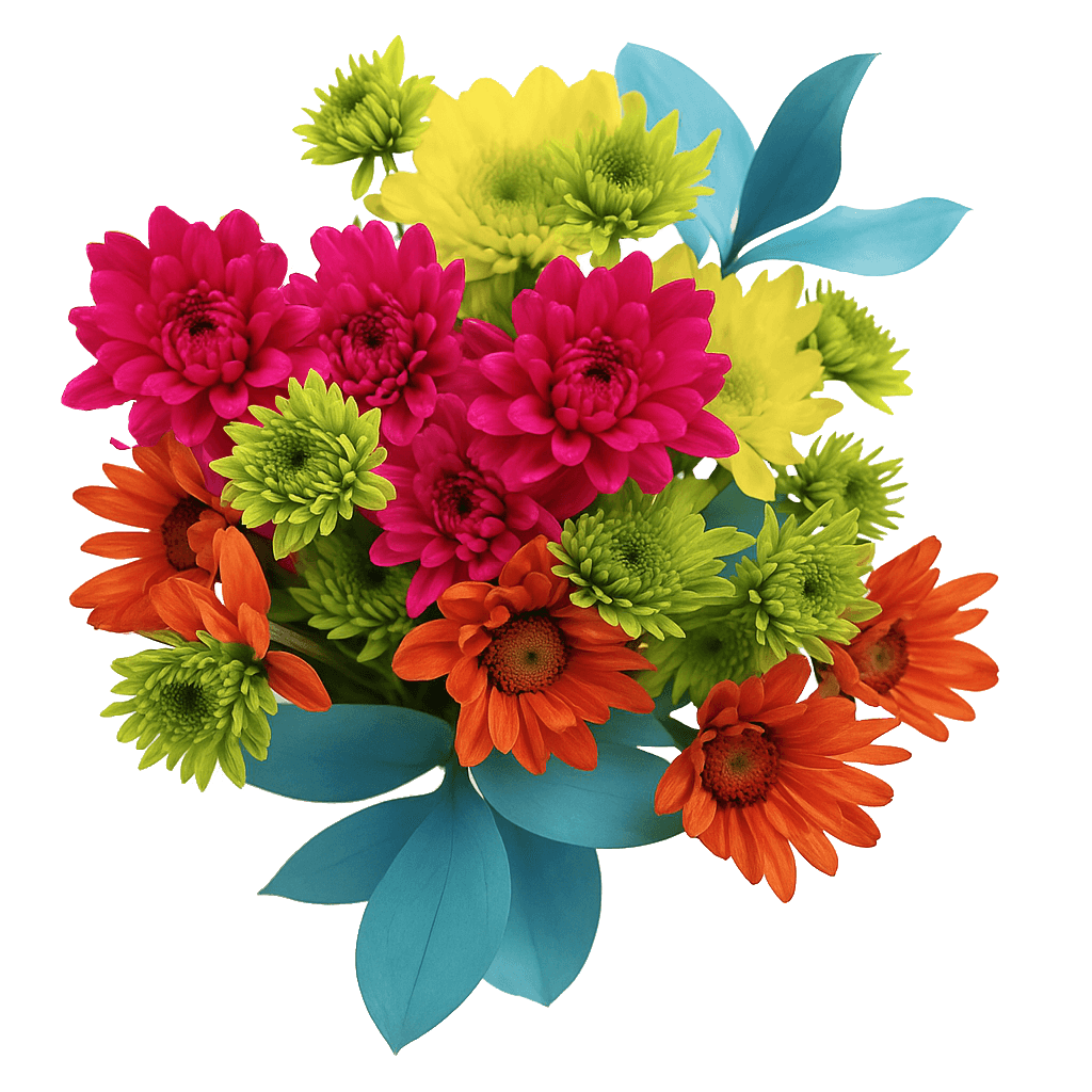 Sun and Sea Flower Bouquet Fresh Mixed Arrangement