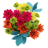 Sun and Sea Flower Bouquet Fresh Mixed Arrangement