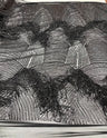 Fringe Sequin Polyester Fabric - 4 Way Stretch Mesh, Fringe Sequins, 54" Width (1 Yard)