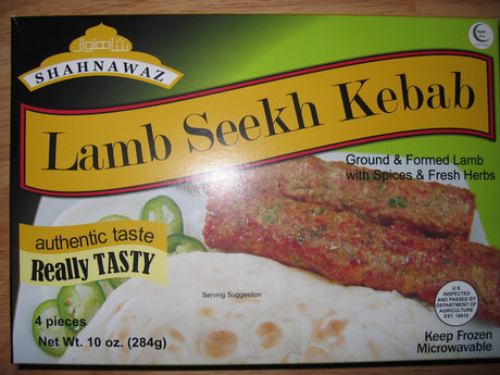 Shahnawaz Lamb Seekh Kebab 4 Pcs 10 Oz