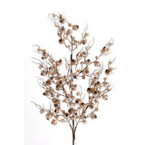 32” Frosted Iced Gold Crabapple Spray