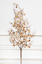 32” Frosted Iced Gold Crabapple Spray