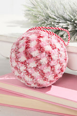 4" So Sweet Snowglitter Ball Ornament