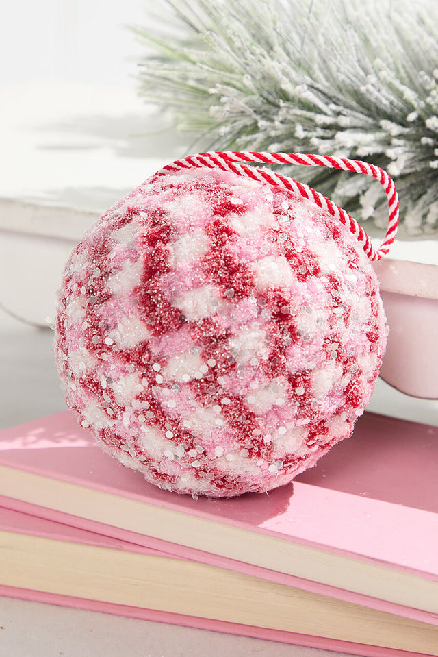 4" So Sweet Snowglitter Ball Ornament