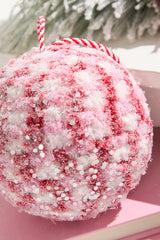 4" So Sweet Snowglitter Ball Ornament