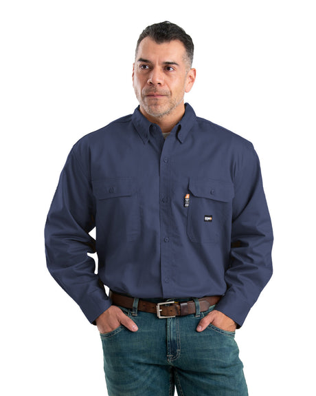 Men's Flame-Resistant Button-Down Work Shirt
