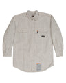 Men's Flame-Resistant Down Plaid Work Shirt