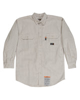 Men's Tall Flame-Resistant Down Plaid Work Shirt