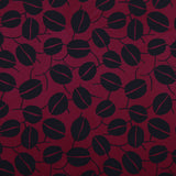 Oscar de la Renta Burnt Russet and Jet Black Coffee Bean Silk Faille