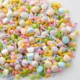 Wilton Bright Pastel Rainbow Easter Egg and Jimmies Sprinkle Mix, 4.26 oz.