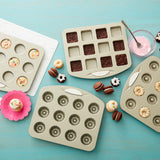Wilton Daily Delights Non-Stick Mini Donut Pan, 12-Cavity