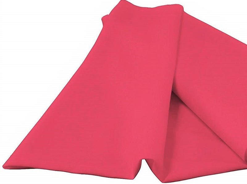 Fuchsia 100% Premium Woven Polyester Poplin Fabric - Solid Fuchsia, 58/59" Width (1 Yard)