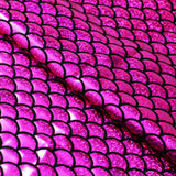 Mermaid Hologram Nylon Spandex Fabric - Assorted Colors Hologram Mermaid Fish-Scale, 58/60" Width (1 Yard)