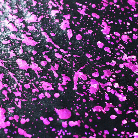 Splash Holo Nylon Spandex Fabric - Assorted Colors, Paint Splatter Hologram, 58/60" Width (1 Yard)