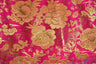Oriental Metallic Flower Brocade Metallic Brocade Fabric - Metallic Flower, 58" Width (1 Yard)
