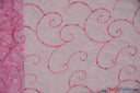 Ferial Organza Embroidery Polyester Fabric - Embroidered Floral Sheer With Sequins, 52/54" Width, Multiple Colors (1 Yard)