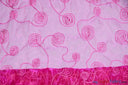 Donatello Organza Embroidery Fabric - Embroidered Floral Sheer, 54" Width, Multiple Colors (1 Yard)