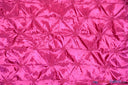 Pinwheel Button Taffeta Polyester Fabric - Pinwheel Button Texture, 48" Wide, Multiple Colors (1 Yard)