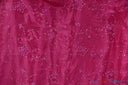 Aurora Taffeta Embroidered Floral Taffeta Fabric - Multi Color Floral Embroidery With Sequins, 54" Width (1 Yard)