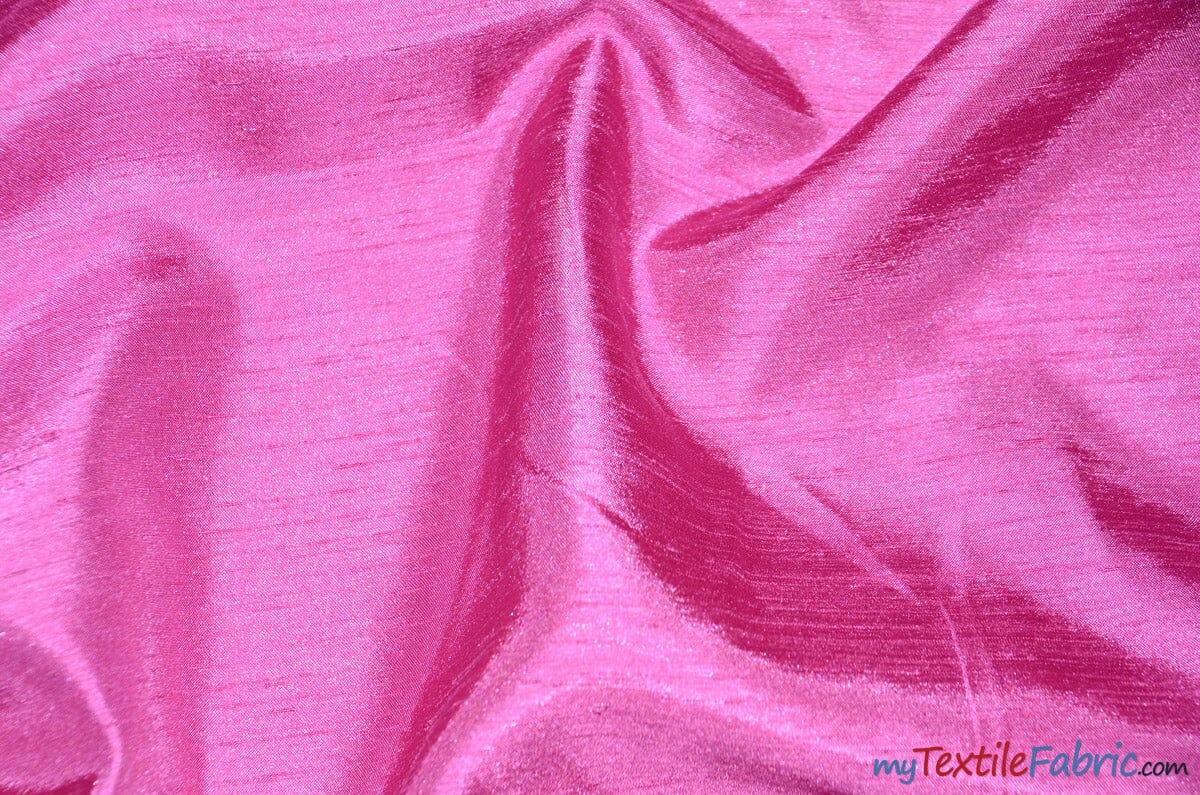 Shantung Satin Polyester Fabric - Reversible Satin Dupioni Silk, Multiple Colors, 58/60" Width (Yards, Bolts, Sample Swatches)