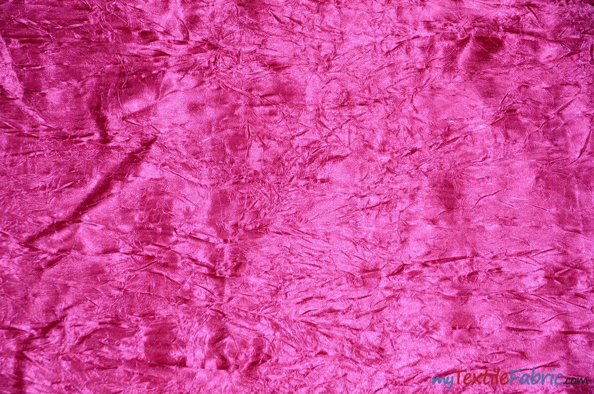 Silky Crush Satin Polyester Fabric - Crushed Charmeuse Satin, Multiple Colors, 54" Width (1 Yard)