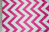 Chevron Lamour Satin Polyester Fabric - Chevron Print, 58/60" Width, Multiple Colors (1 Yard)
