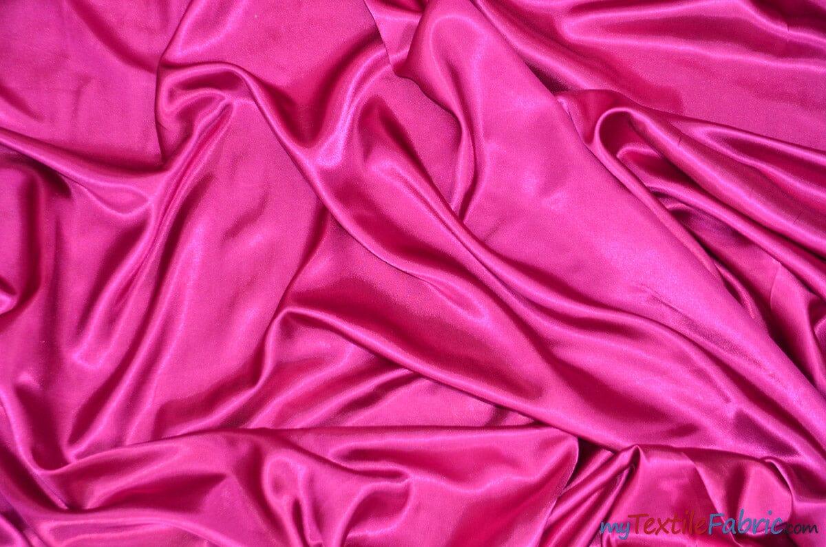 Silky Soft Medium Satin Polyester Fabric - Solid, 58/60" Width (70 Yard Bolt)