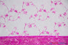 Dahlia Organza Embroidery Polyester Fabric - Embroidered Floral Sheer With Sequins Embellishment, 54" Width (1 Yard)