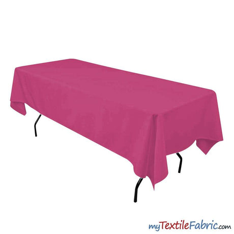 Banquet Polyester Fabric - 60" X 108", Solid Color Tablecloth, 180 GSM (By Piece)