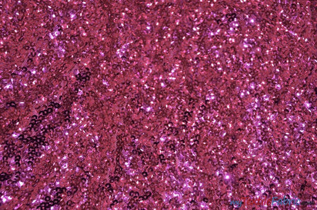 Gatsby Sequins Polyester Fabric - 6Mm Flat Sewn Sequins On Mesh, 52" Width, Multiple Colors (1 Yard)