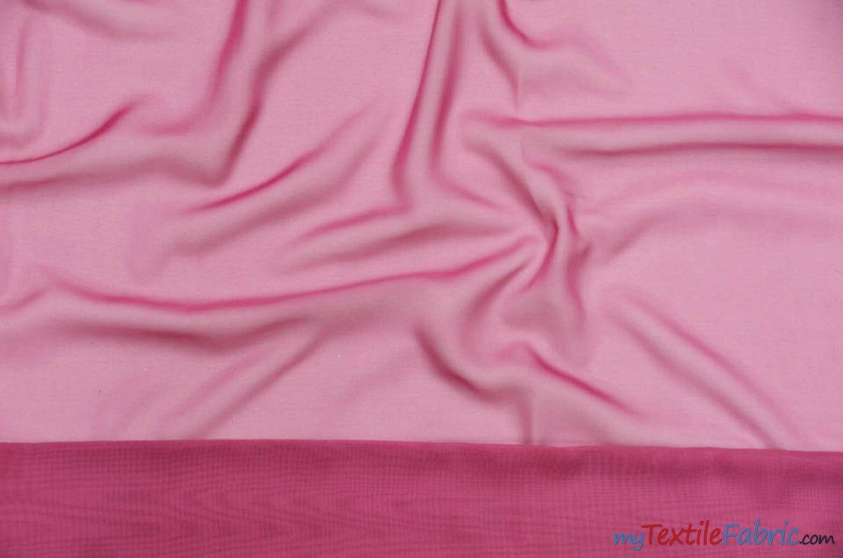Polyester Chiffon Fabric - Super Soft, Flowy, Sheer, 58/60" Width, 100% Polyester (By The Continuous Yards & Bolts)