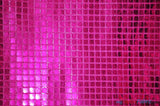 Quad Sequins Polyester Fabric - Square Sequins, Multiple Colors, 45" Wide (1 Yard)