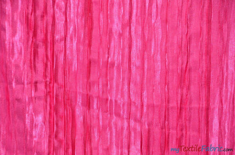 Italian Crush Satin Polyester Fabric - Solid Multiple Colors, 108" Width (1 Yard)
