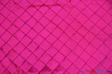 Pintuck 2X2 Taffeta Fabric - Diamond Pattern, 54" Width, Multiple Colors (1 Yard)
