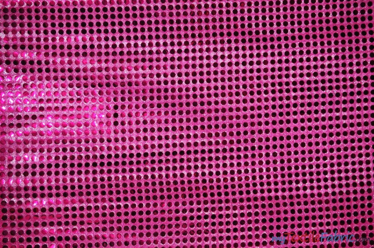 Confetti Dot Sequins Polyester Fabric - Round 6Mm Sequins, 45" Wide (1 Yard)
