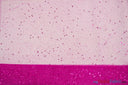 Tulle Glitter With Sequins Polyester Fabric - Glitter Embellished Sheer Tulle, Multiple Colors, 58/60" Width (1 Yard)