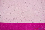 Tulle Glitter With Sequins Polyester Fabric - Glitter Embellished Sheer Tulle, Multiple Colors, 58/60" Width (1 Yard)
