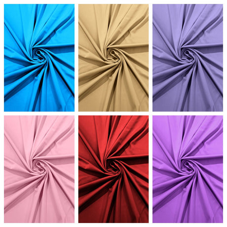 Dull Tricot Nylon Spandex Fabric - Matte Tricot, 58" Width, 4-Way Stretch (1 Yard)